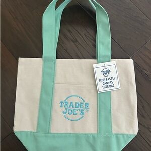 RARE TRADER JOES LIMITED EDITION Pastel Tote Bag